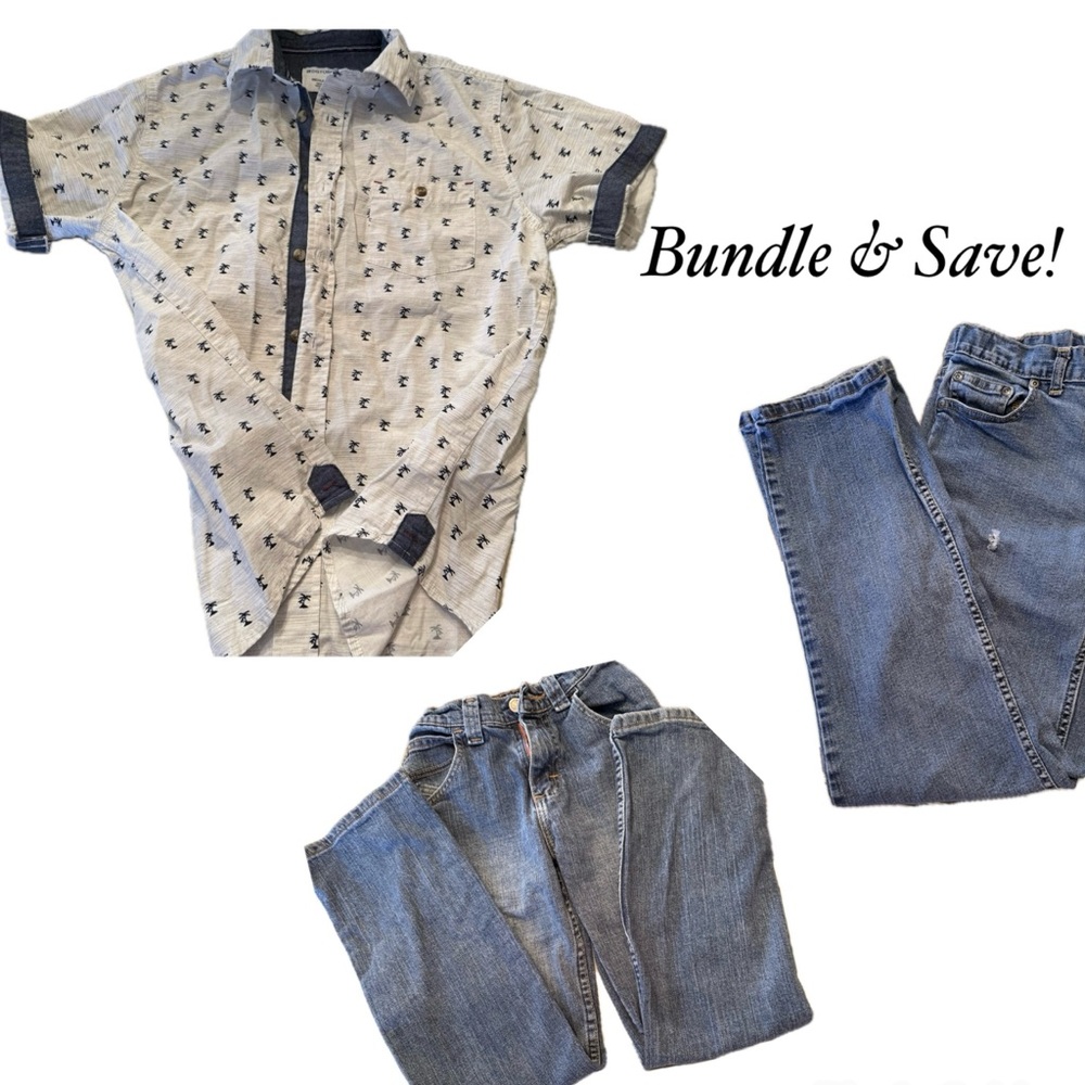 Bundle & Save! 1 Boy’s Shirt 2 Jeans